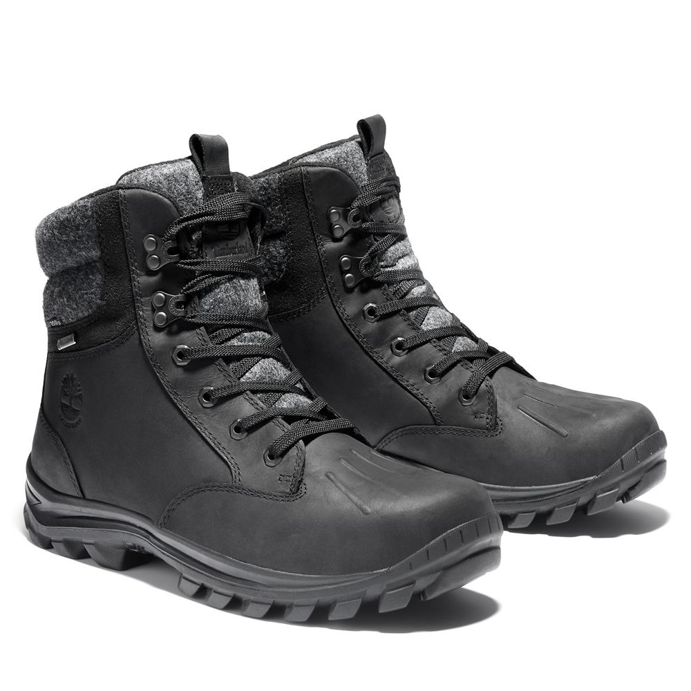 Bota Neve Masculino - Timberland Chillberg Mid Impermeavel - KPFCA2851 - Pretas